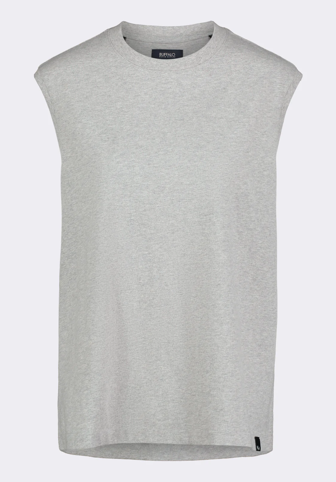 Kingster Men's Relaxed Fit Jersey Tank Top, Heather Grey - BM24601 - Image 5
