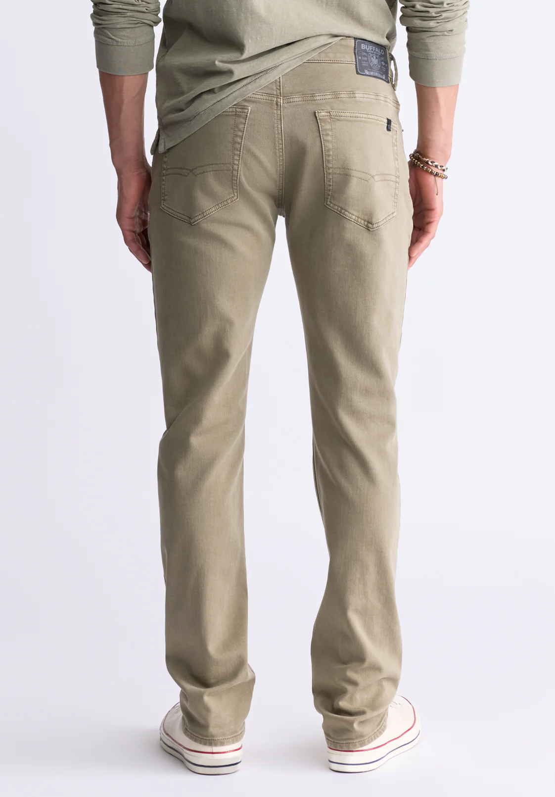 Straight Six Men's Freedom Flex Pants, Olive - BM22939 - Image 4